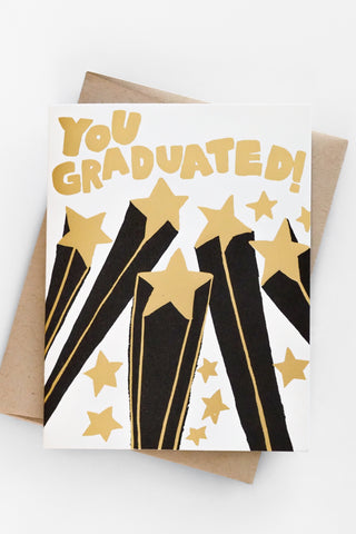 Graduation Congrats Letterpress Greeting Card