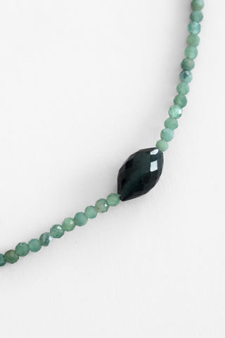 Grandidorite + Tourmaline Necklace