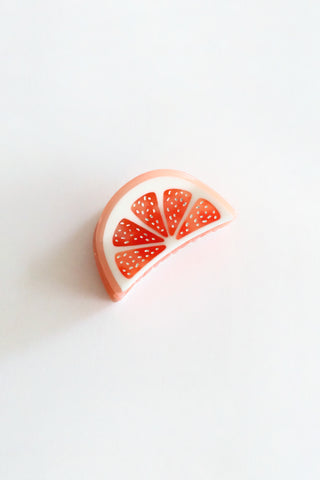 Mini Grapefruit Hair Claw