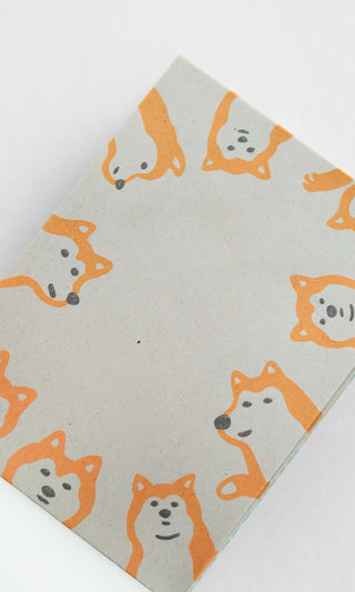 Green Retro Memo Pad