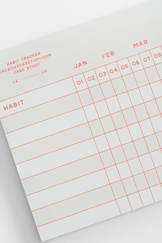 Habit Tracker Notepad