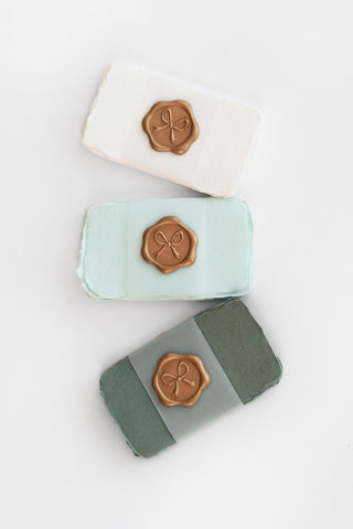 Handmade Deckled Paper Place Card Set