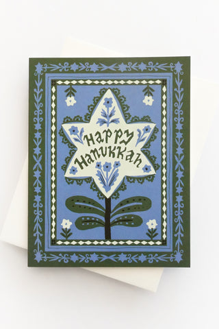 Hanukkah Stamp Greeting Card