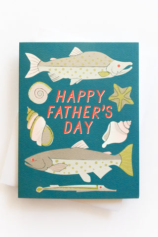 Happy Father's Day Fish Greeting Card