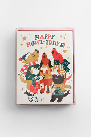 Happy Howl-idays Greeting Card Set