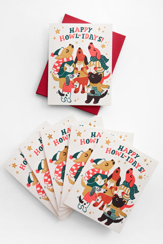 Happy Howl-idays Greeting Card Set