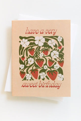 Have A Very Sweet Birthday Greeting Card