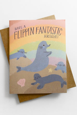 Have a Flippin' Fantastic Birthday Greeting Card