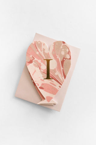 Heart Concertina Mini Greeting Card