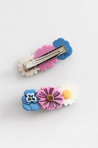 Heirloom Garden Mix Barrette Set
