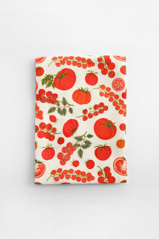 Heirloom Tomatoes Linen Tea Towel