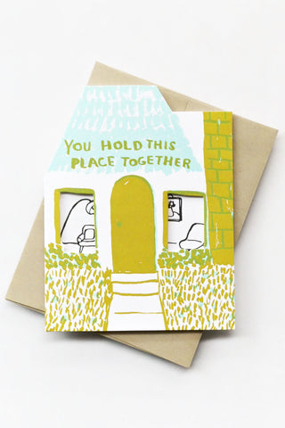 Held Together House Greeting Card