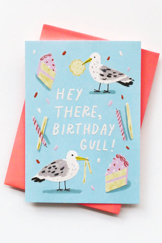 Hey There Birthday Gull Birthday Greeting Card