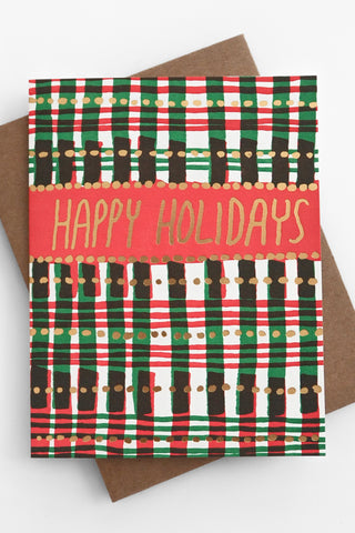 Holiday Blinky Dots Greeting Card