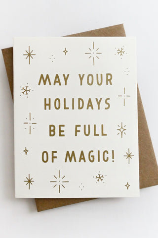 Holiday Magic Greeting Card