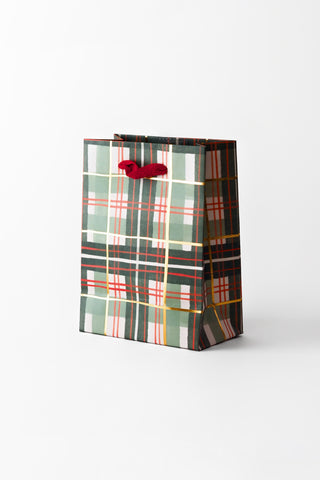 Holiday Plaid Gift Bag