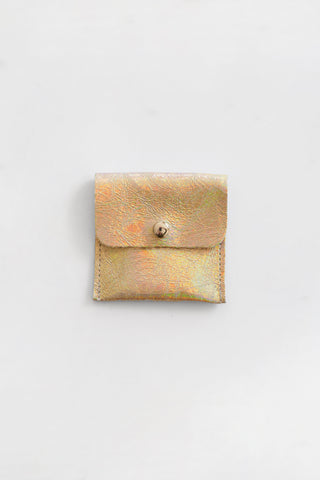 Little Little Snap Pouch Hologram Golden