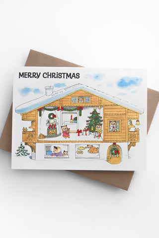 Home For Christmas Greeting Card