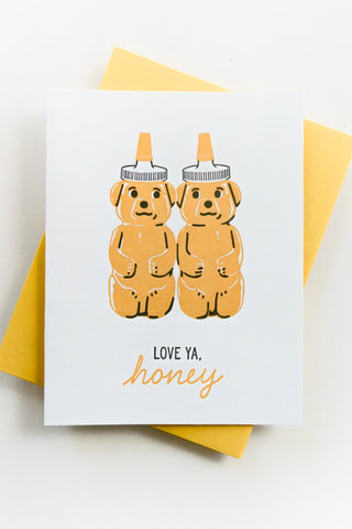 Honey Bears Love Greeting Card