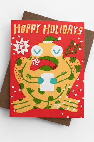 Hoppy Holidays Greeting Card
