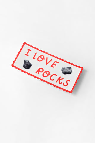 I Love Rocks Vinyl Sticker