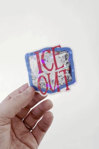 ICE OUT Sticker