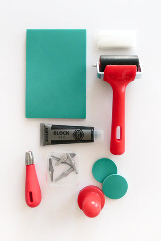 Introductory Lino Cutting & Printing Set