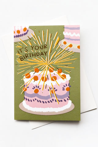 It's Your Birthday Foiled Greetings Card