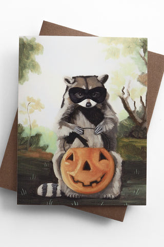 Jack-O-Lantern Greeting Card