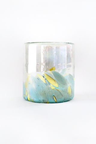 Jewel Hand Blown Opalescent Tumbler