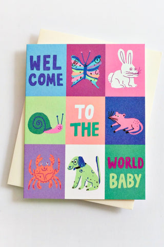 Jordan Sondler Welcome Baby Greeting Card