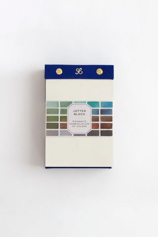Nomenclature of Colors Jotter Block