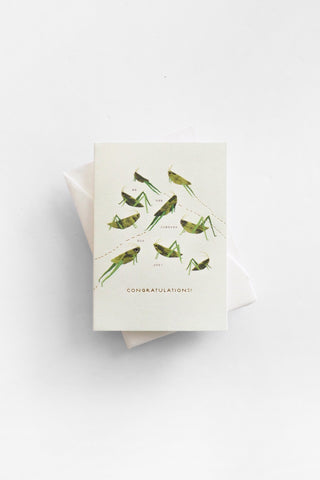 Jumping For Joy Sprout Mini Greeting Card