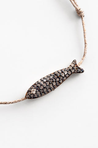Kiko Diamond Pave Fish Bracelet