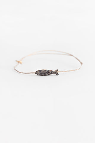 Kiko Diamond Pave Fish Bracelet