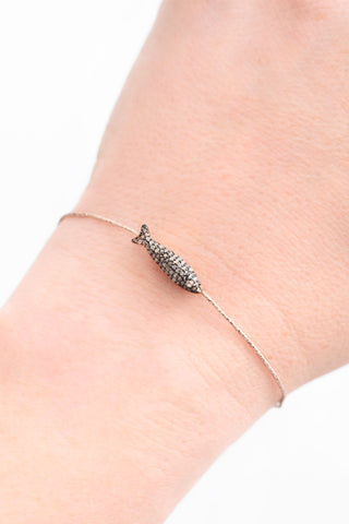 Kiko Diamond Pave Fish Bracelet