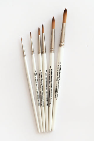 Kum Round Paint Brushes
