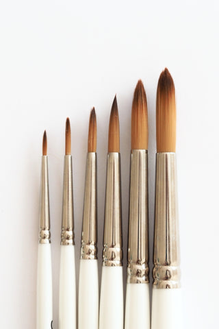 Kum Round Paint Brushes