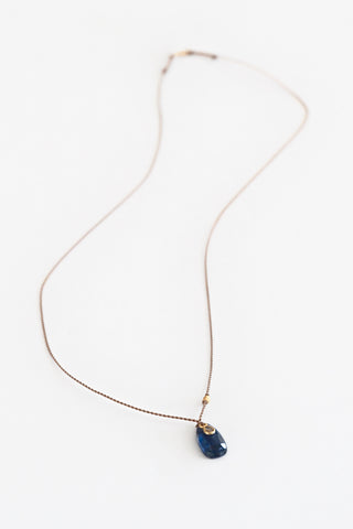 Kyanite + Diamond 18k Necklace