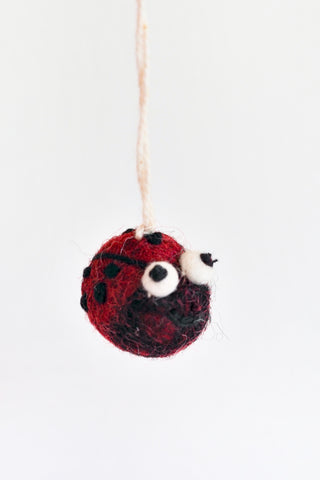 Ladybug Felt Ornament