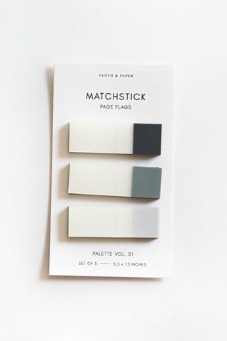 Matchstick Page Flag Set