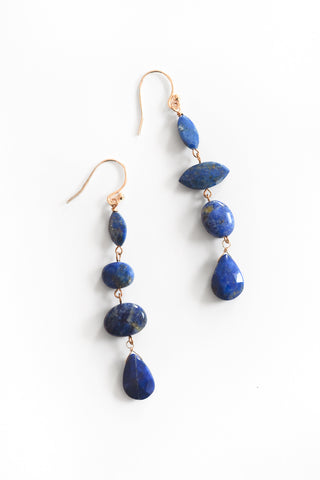 Semi-Precious Mismatched Earrings