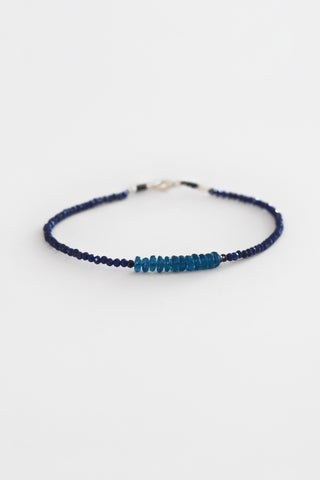 Lapis + Apatite Bracelet