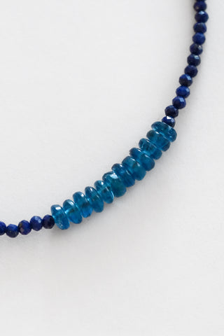 Lapis + Apatite Bracelet