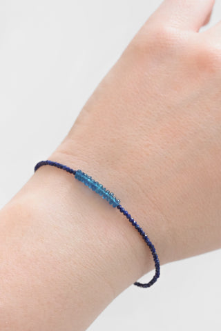 Lapis + Apatite Bracelet