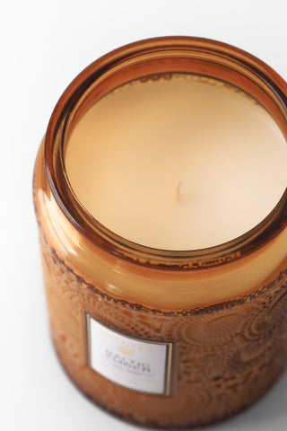 Large Baltic Amber Jar Candle