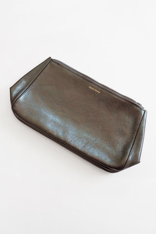 Large Fatty Pouch Matte Foil Gunmetal