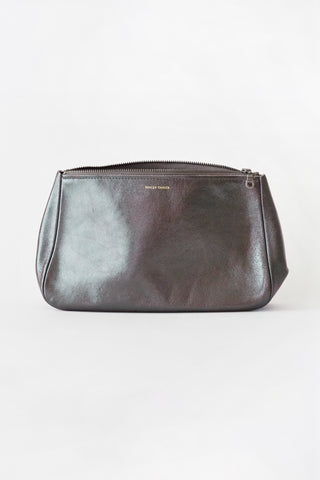 Large Fatty Pouch Matte Foil Gunmetal