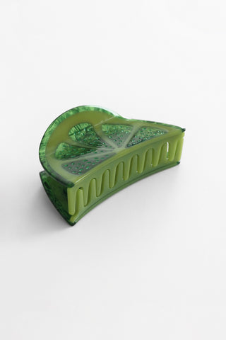 Large Lime Hair Claw Clip