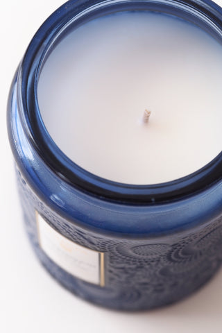 Large Mediterranean Lemon Jar Candle